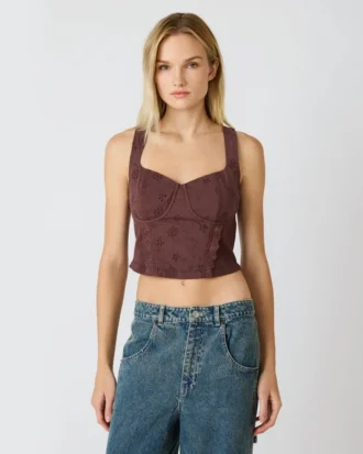 Dixie Knit Top Walnut
