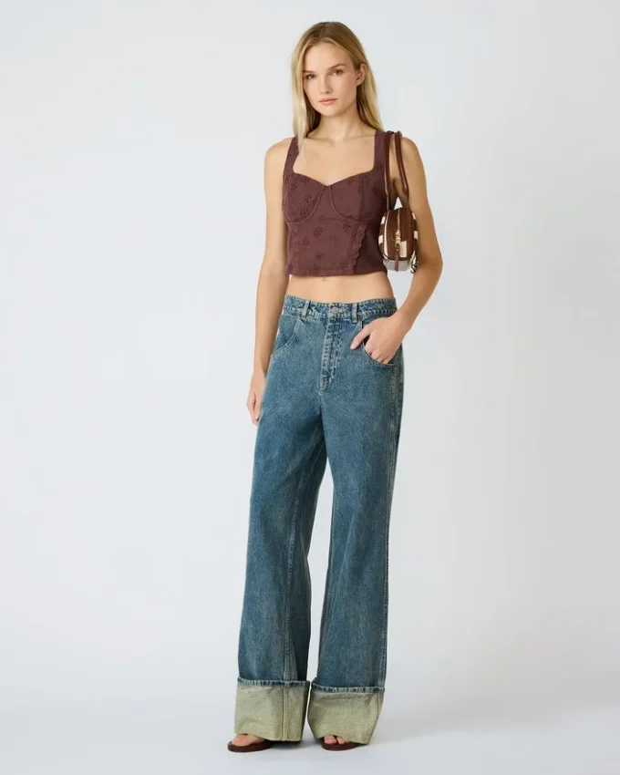 Dixie Knit Top Walnut Dixie Knit Top Walnut