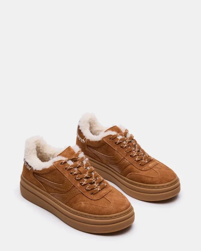 Dodge Faux Fur Chestnut Suede Dodge Faux Fur Chestnut Suede