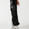 Duo Sequin Pant Black Duo Sequin Pant Black