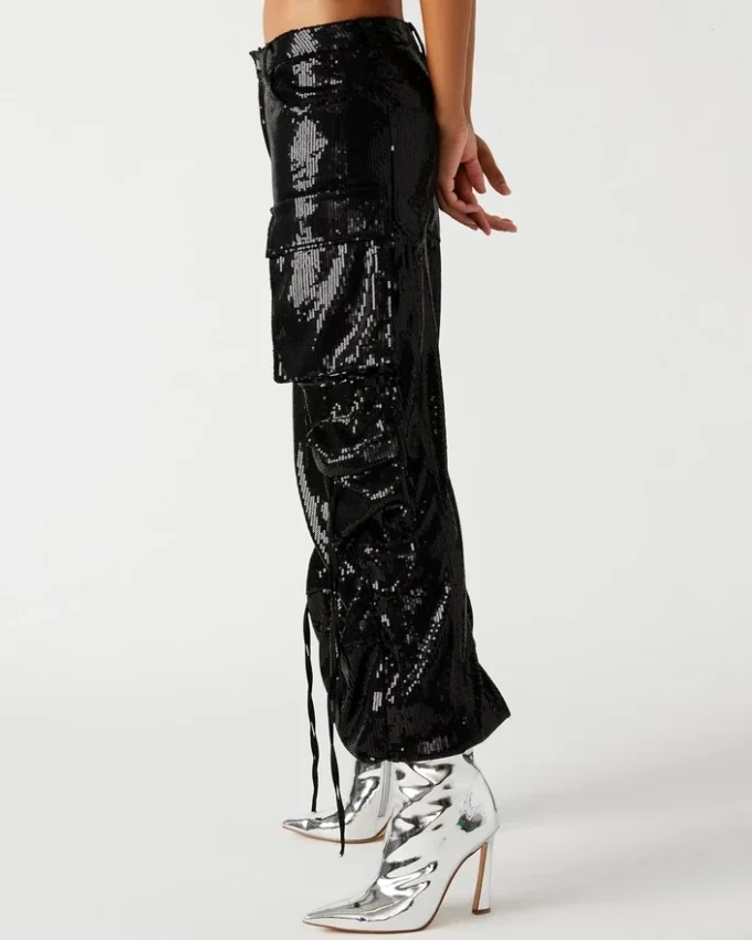 Duo Sequin Pant Black Duo Sequin Pant Black
