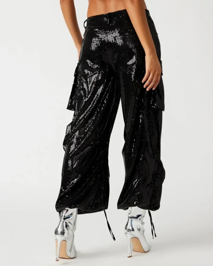 Duo Sequin Pant Black Duo Sequin Pant Black