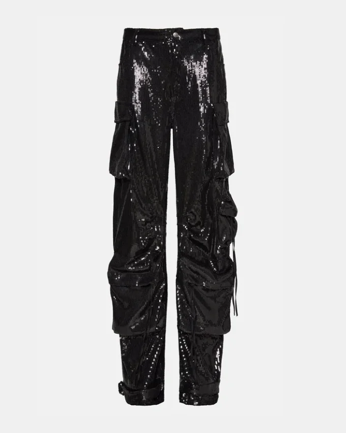 Duo Sequin Pant Black Duo Sequin Pant Black