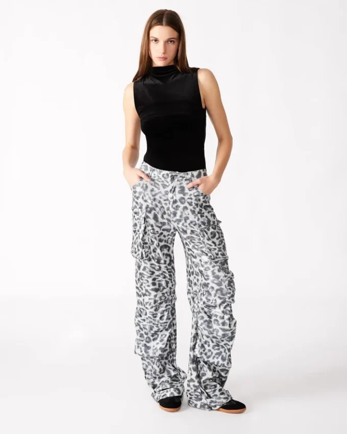Duo Sequin Pant Leopard Duo Sequin Pant Leopard
