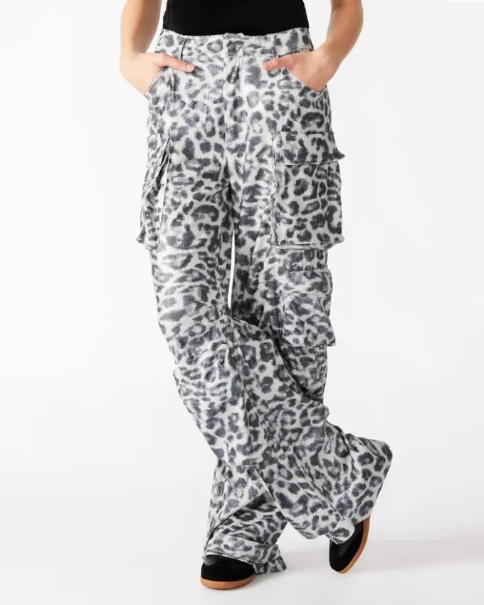 Duo Sequin Pant Leopard Duo Sequin Pant Leopard