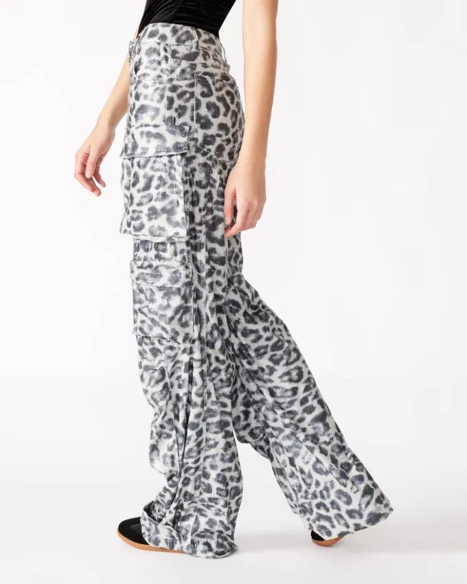Duo Sequin Pant Leopard Duo Sequin Pant Leopard