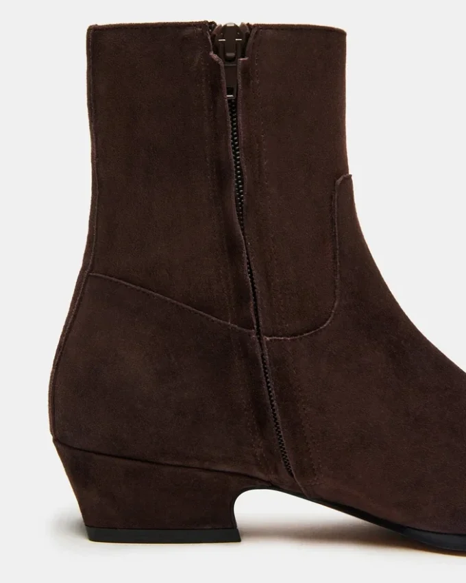 Dusty Chocolate Brown Suede Dusty Chocolate Brown Suede