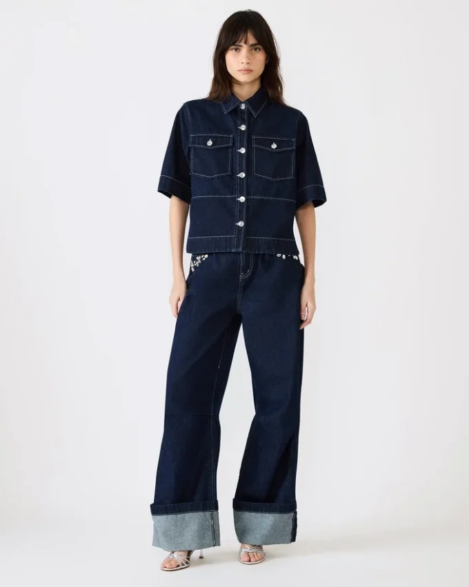 Eliana Top Bijou Blue Eliana Top Bijou Blue