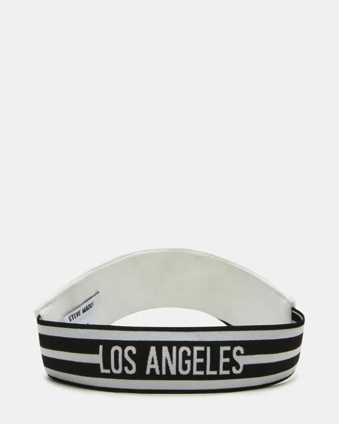 Embroidered Visor White