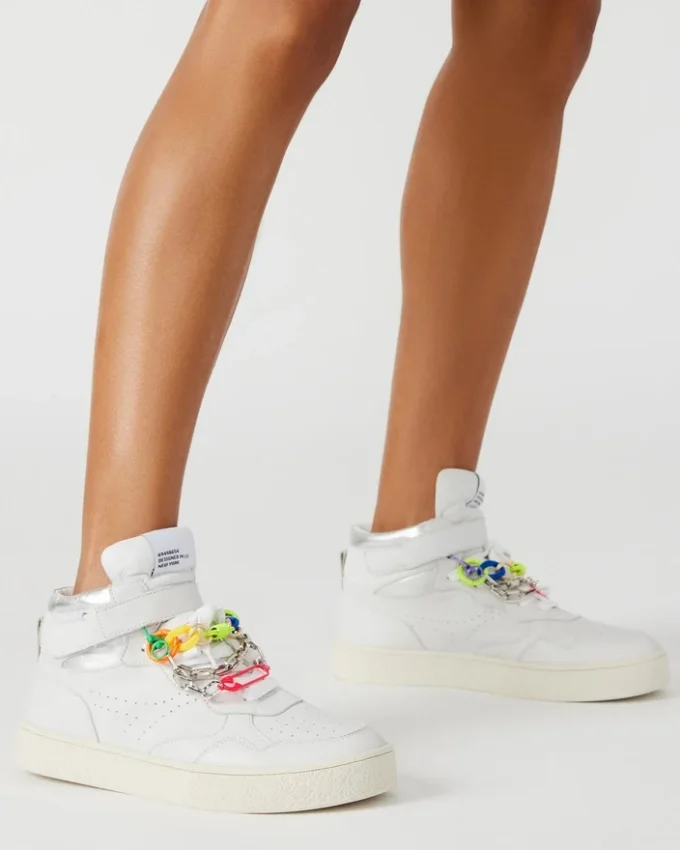 Emilee White Leather Emilee White Leather