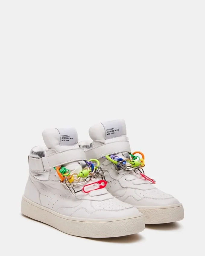 Emilee White Leather Emilee White Leather