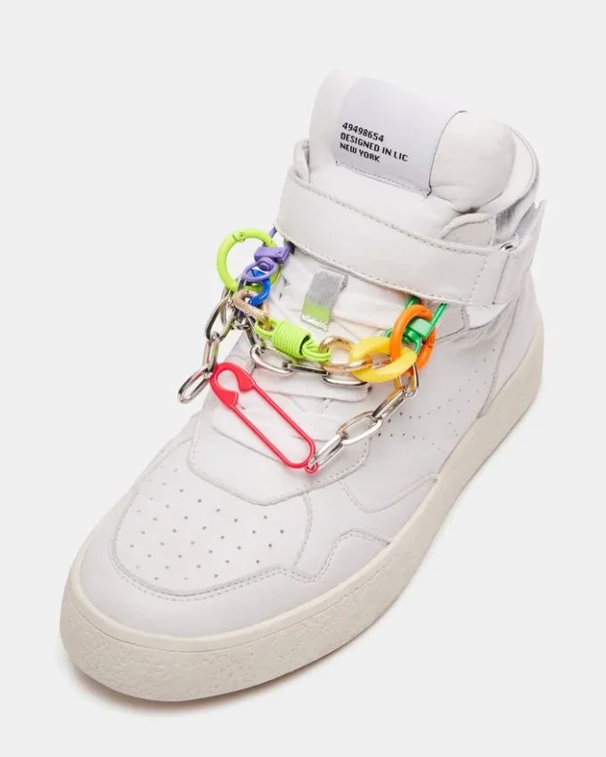 Emilee White Leather Emilee White Leather