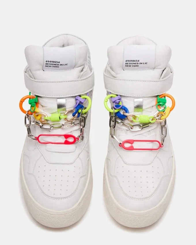 Emilee White Leather Emilee White Leather