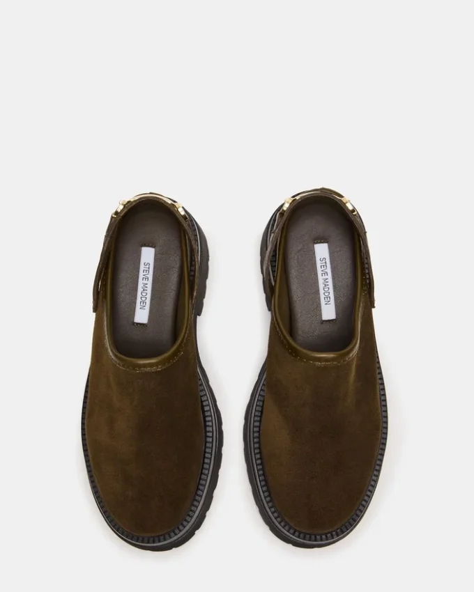 Erba Olive Suede Erba Olive Suede