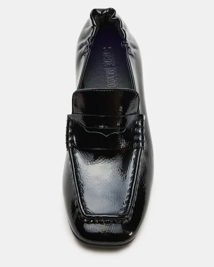 Estee Black Crinkle Patent Estee Black Crinkle Patent