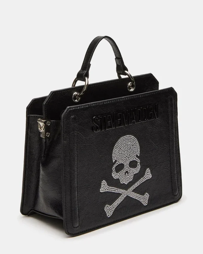 Evelyn Skull Bag Black