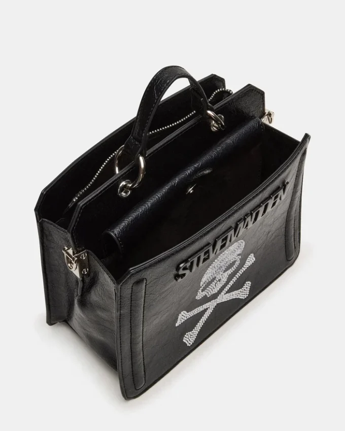 Evelyn Skull Bag Black