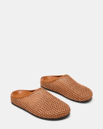 Fern Tan Raffia Mesh