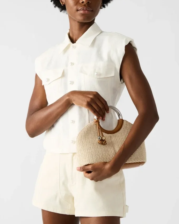 Geena Straw Bag Light Natural