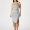 Gia Denim Dress Light Grey