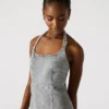 Gia Denim Dress Light Grey