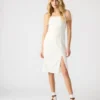 Giselle Denim Dress White Giselle Denim Dress White