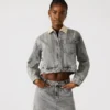 Glacia Denim Jacket Light Grey Glacia Denim Jacket Light Grey