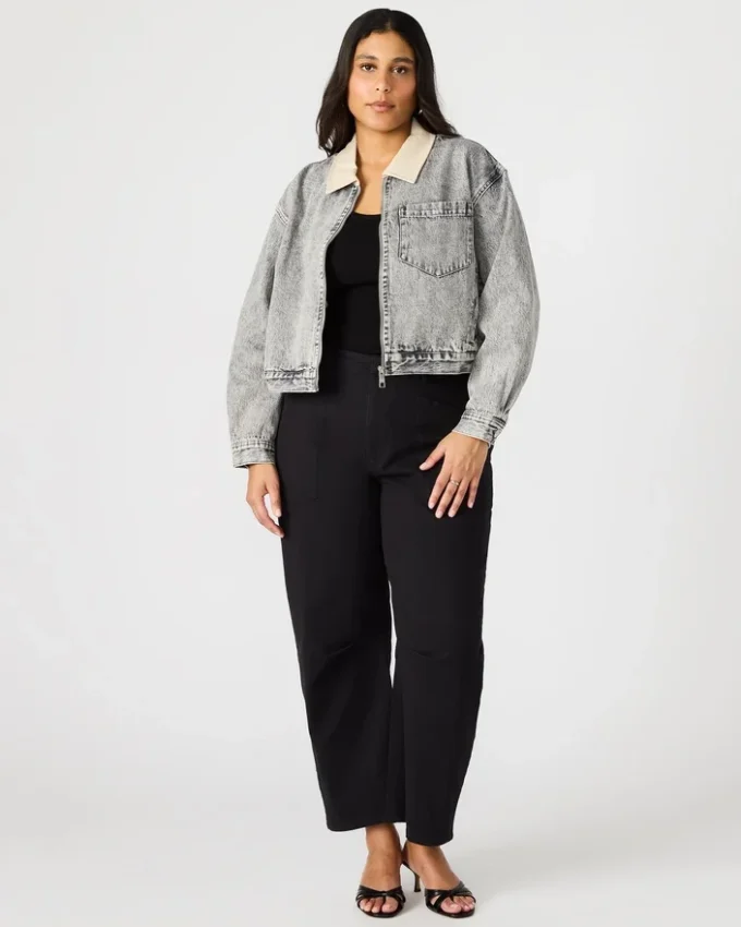 Glacia Denim Jacket Light Grey Glacia Denim Jacket Light Grey