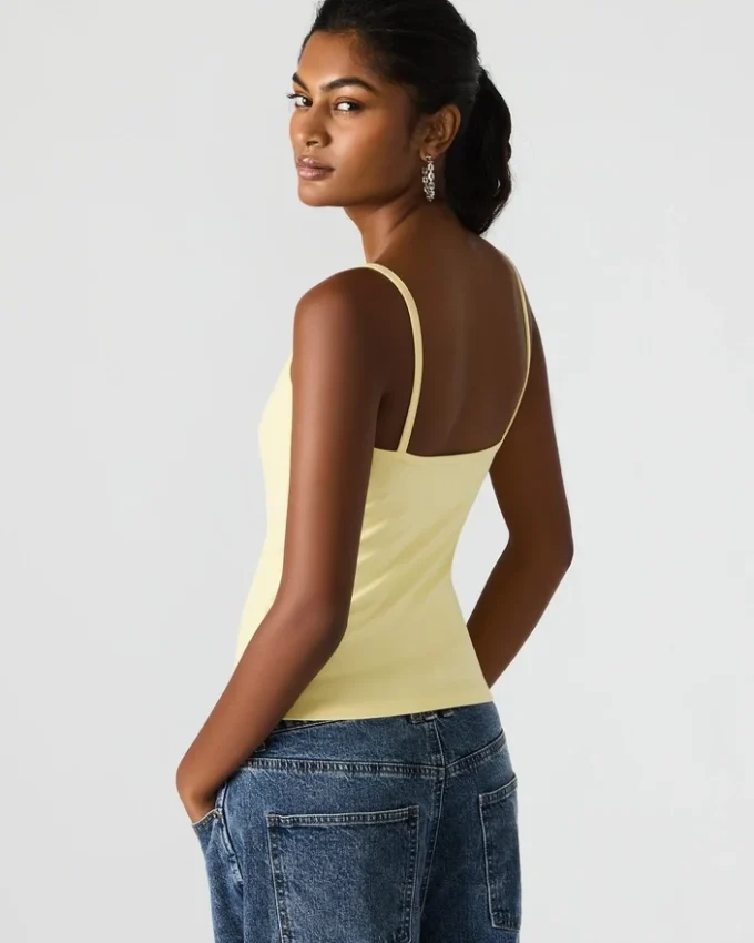 Goldie Tank Pale Yellow Goldie Tank Pale Yellow