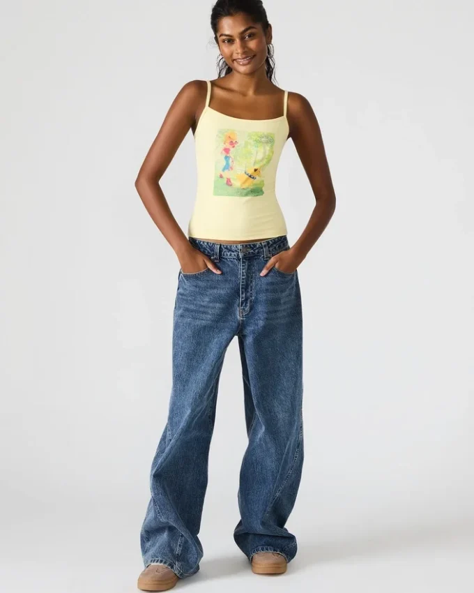 Goldie Tank Pale Yellow Goldie Tank Pale Yellow