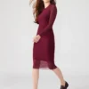 Hailee Dress Wine