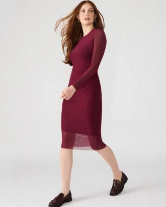 Hailee Dress Wine