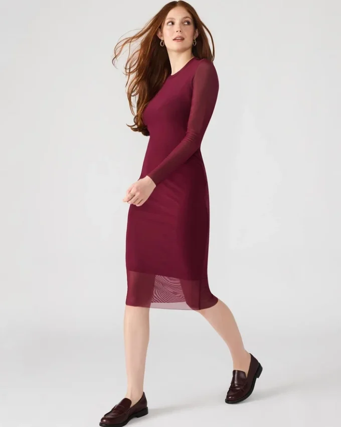 Hailee Dress Wine