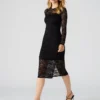 Hailee Lace Dress Black Hailee Lace Dress Black