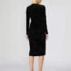 Hailee Studded Velvet Dress Black Hailee Studded Velvet Dress Black
