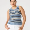 Hannah Top Blue Multi Hannah Top Blue Multi