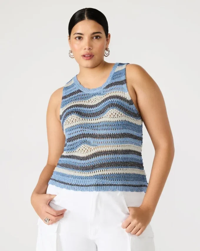 Hannah Top Blue Multi Hannah Top Blue Multi