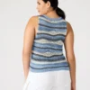 Hannah Top Blue Multi Hannah Top Blue Multi