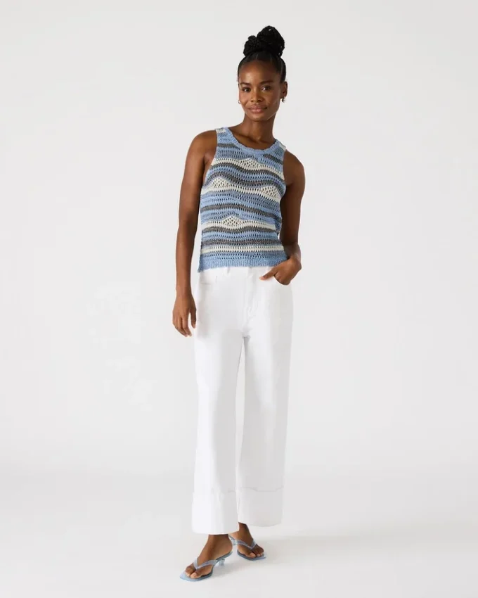 Hannah Top Blue Multi Hannah Top Blue Multi