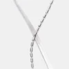 Herringbone Chain Anklet Set Silver Herringbone Chain Anklet Set Silver