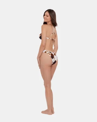 Hideout Bikini Bottom Cow Print