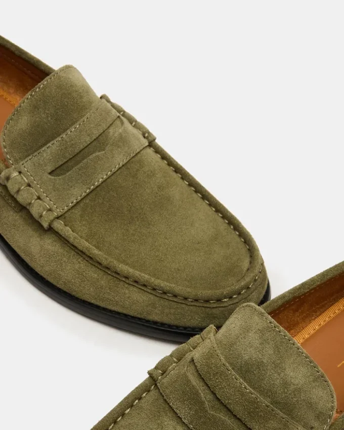 Huckle Green Suede Huckle Green Suede