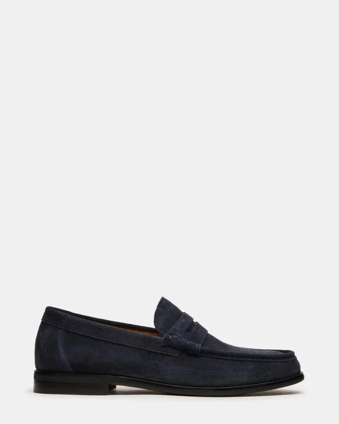 Huckle Navy Suede Huckle Navy Suede