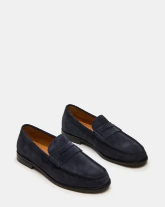 Huckle Navy Suede