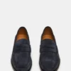 Huckle Navy Suede Huckle Navy Suede