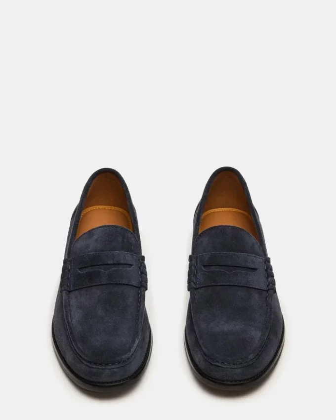 Huckle Navy Suede Huckle Navy Suede