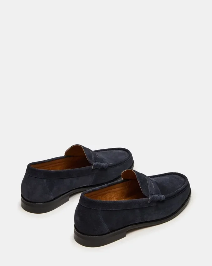 Huckle Navy Suede Huckle Navy Suede