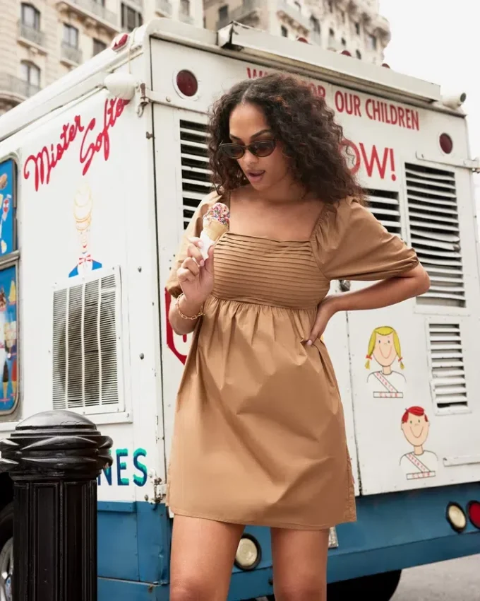 Inara Dress Beige Inara Dress Beige