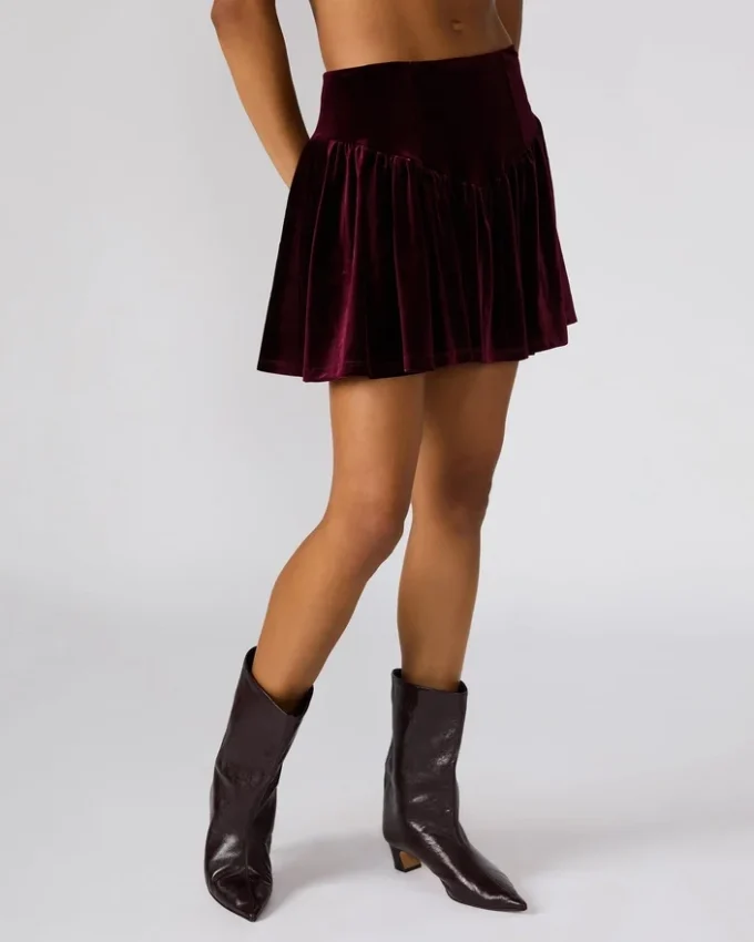 Jayla Skirt Wine Jayla Skirt Wine