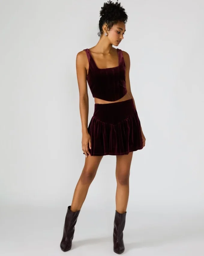 Jayla Skirt Wine Jayla Skirt Wine
